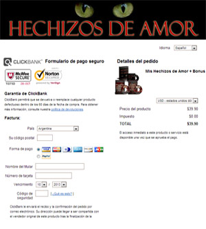 formulario de clickbank